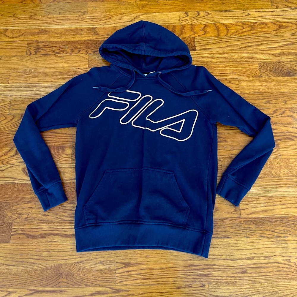 Fila blue hoodie size small